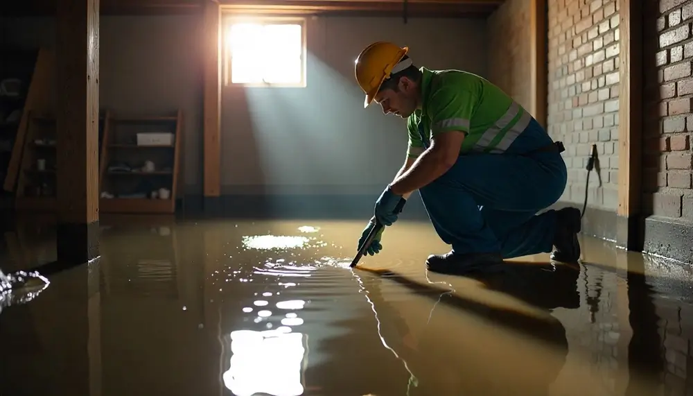 Professional water damage restoration services in Adair, OK